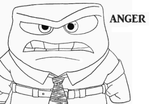 Inside Out: Anger coloring page - Every Star in the Sky